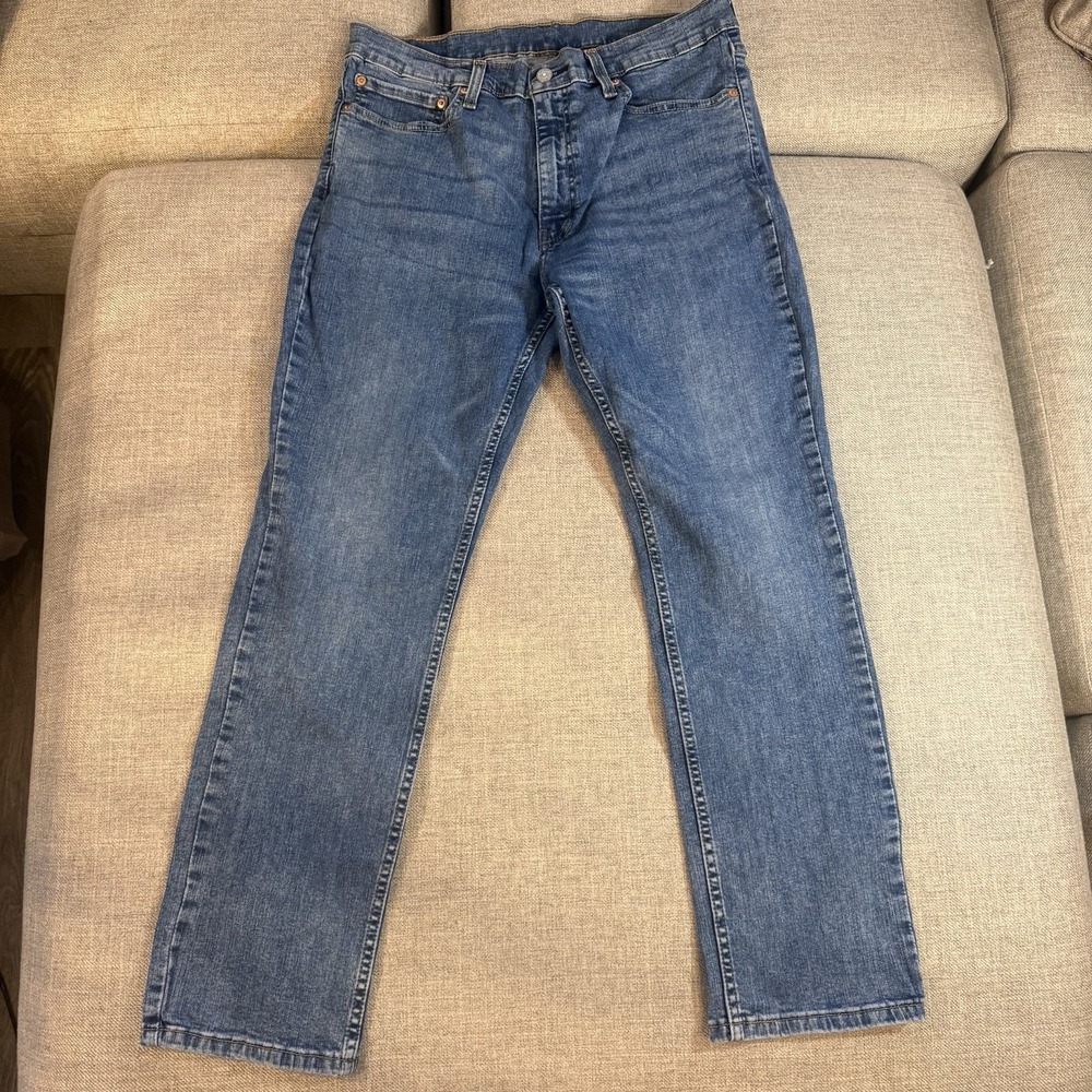 Levis 511 Jeans Slim Fit Medium Wash Stretch Denim Mens 36x30 Blue